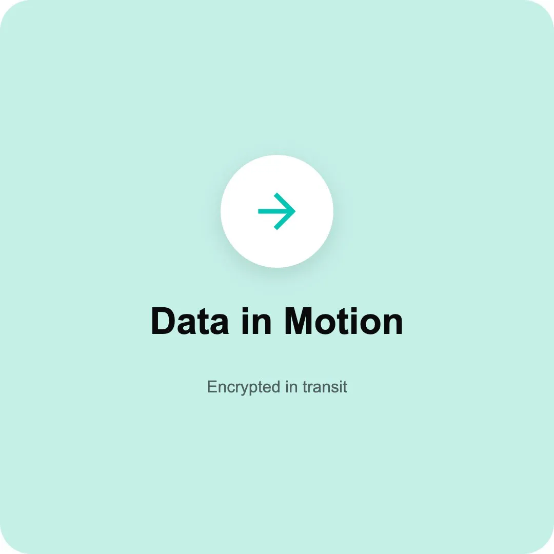 AU Data Sovereignty - Data in Motion Icon