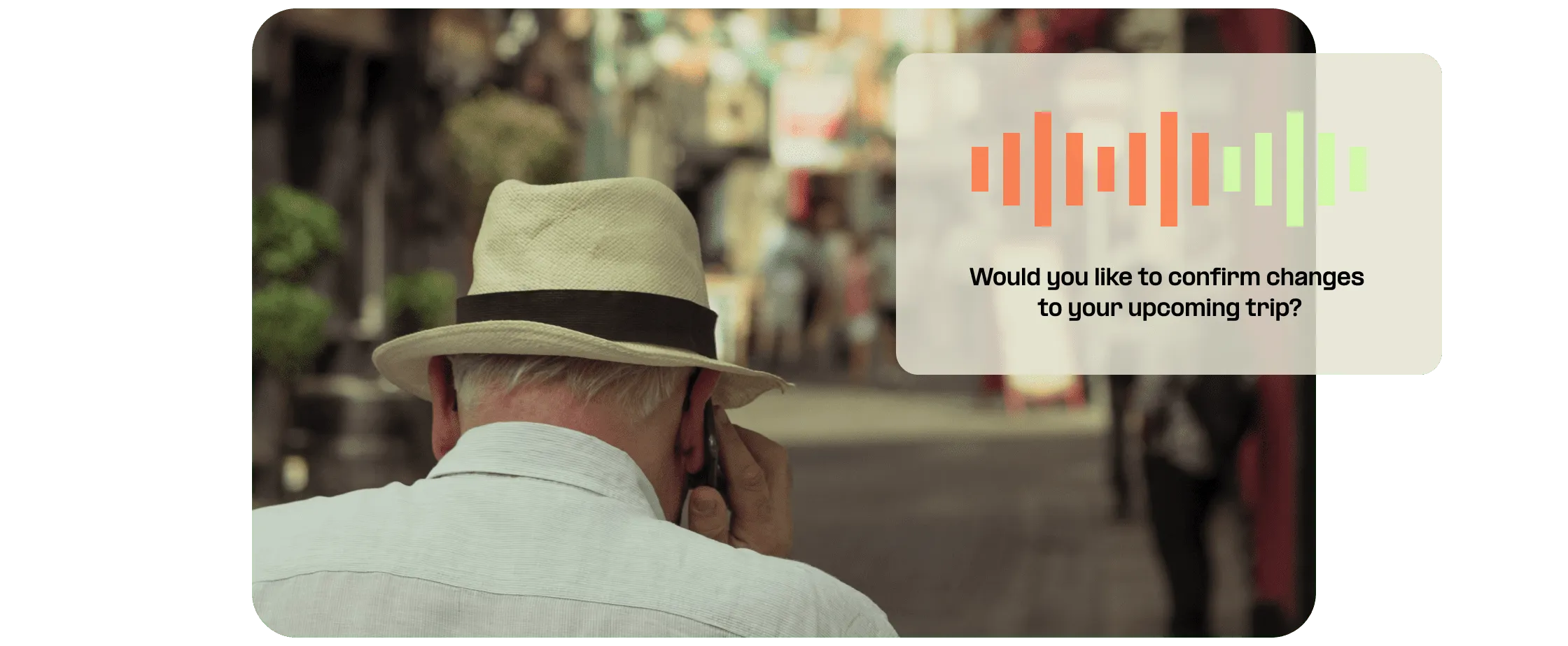 Man speaks to IVR
