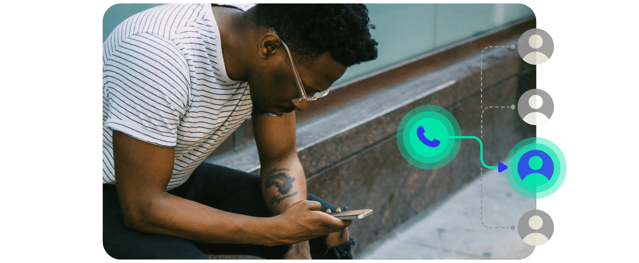 Man gets routed through call flow