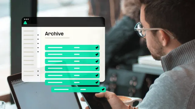 Developer looking at storage user-interface
