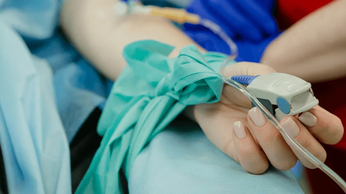 Nurse using healthcare API