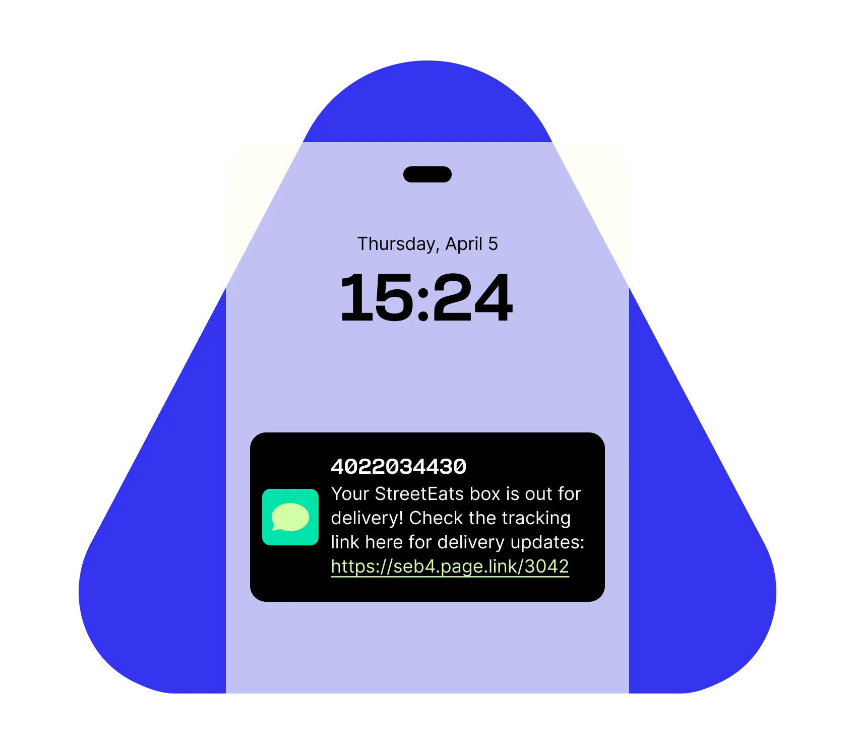 Text message from 10DLC number