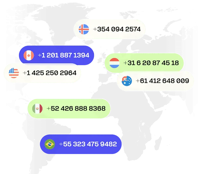 Global phone numbers