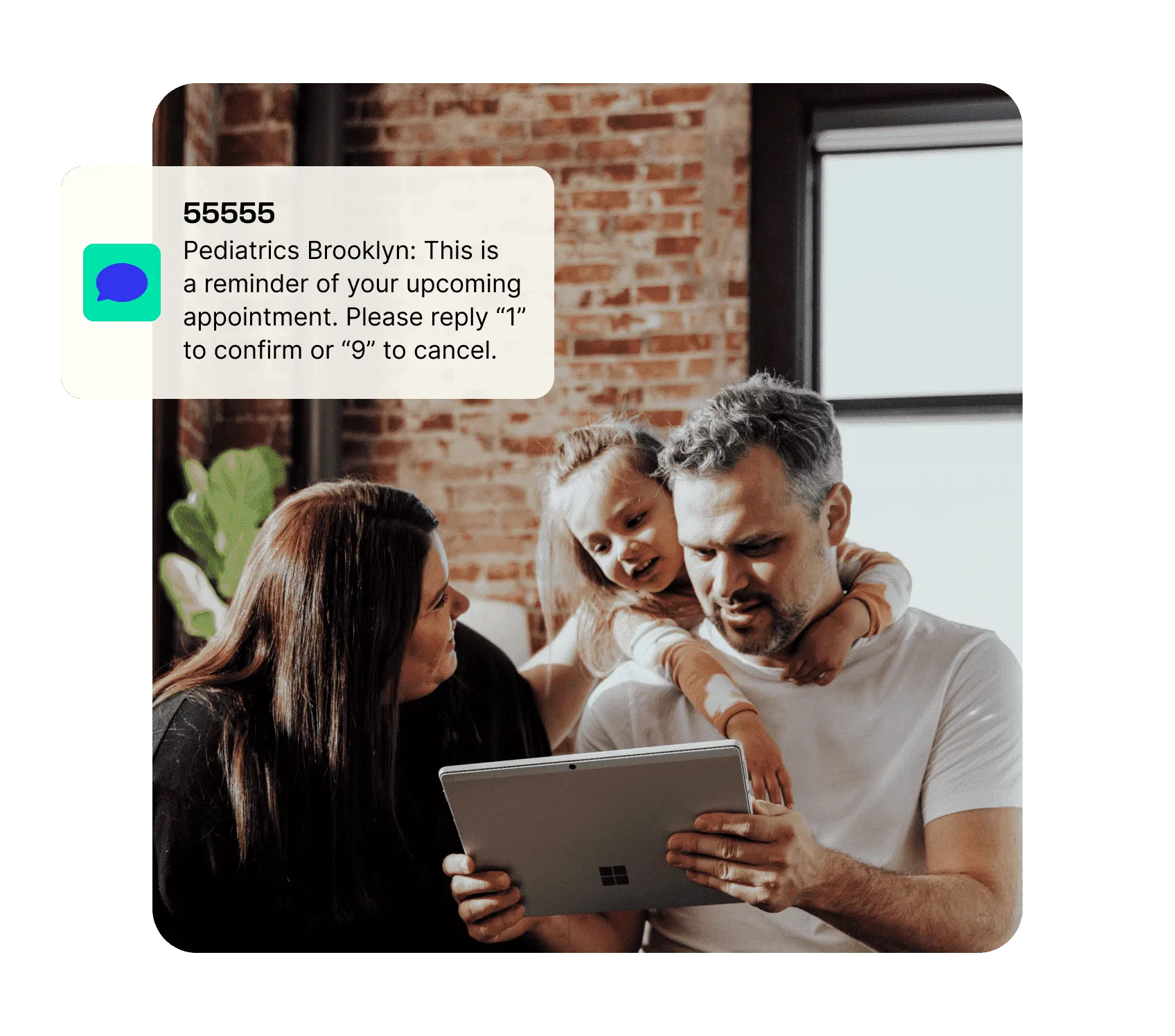 Man receives text from short code number