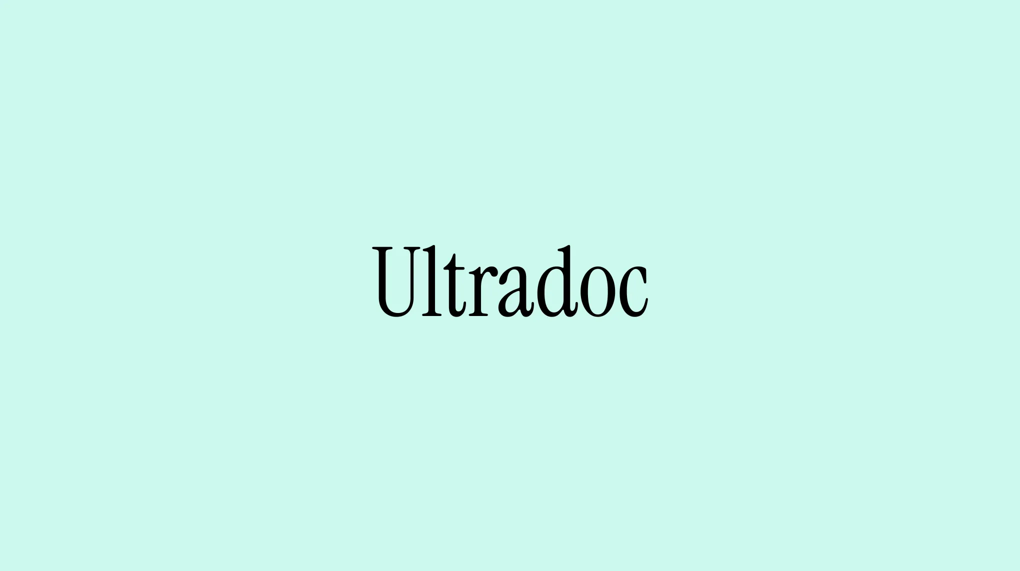 Ultradoc logo