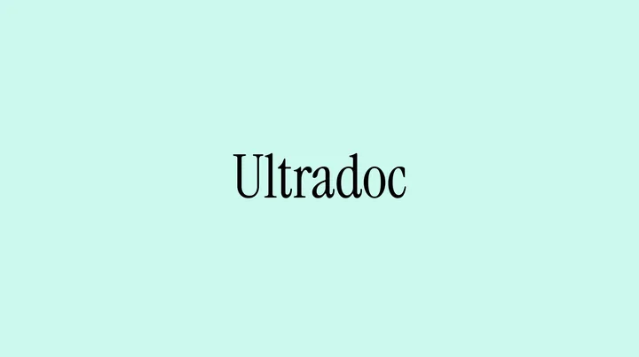 Ultradoc logo