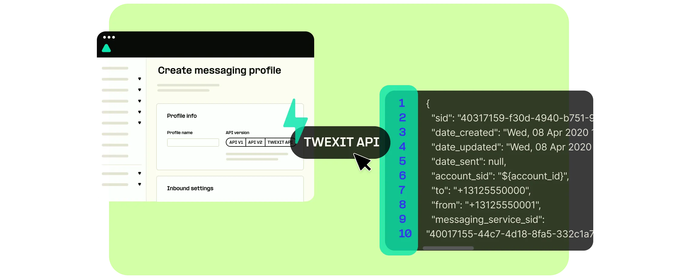 Twexit API