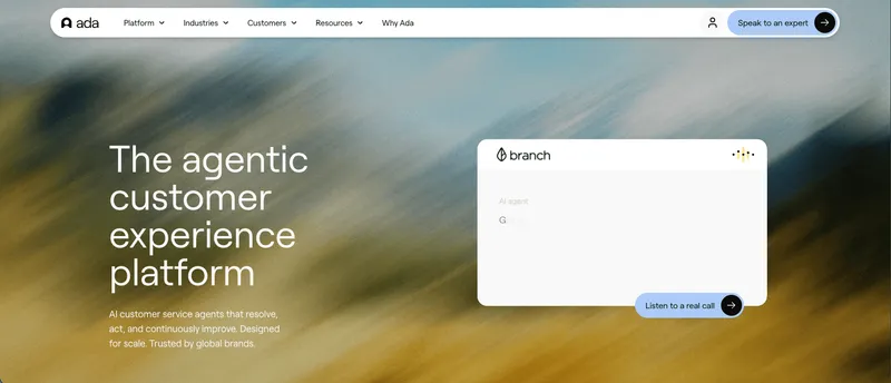 Ada homepage