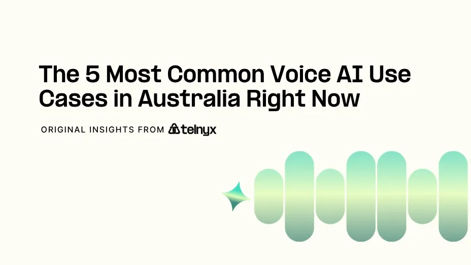 Voice AI use cases in Australia blog cover