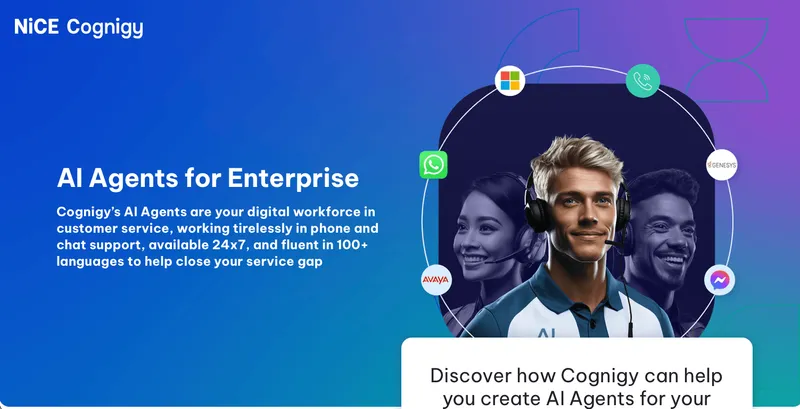 Cognigy homepage