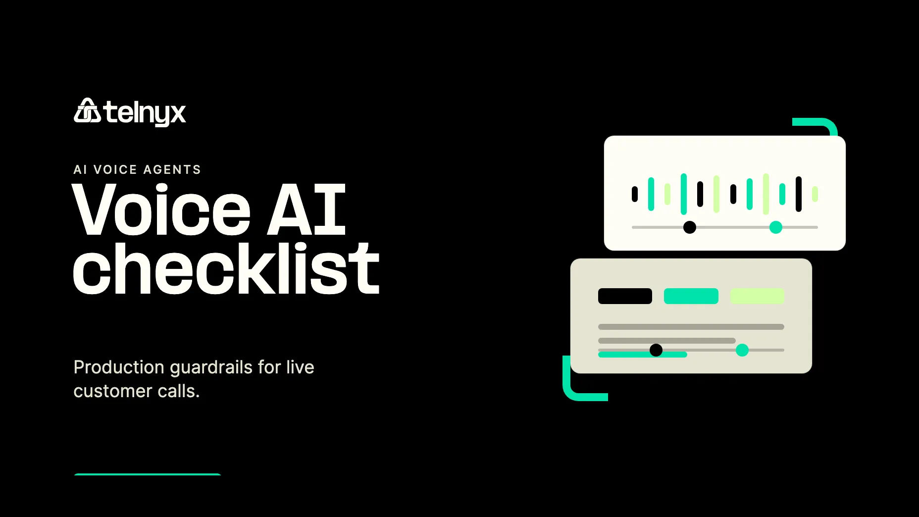 Telnyx Voice AI checklist blog cover