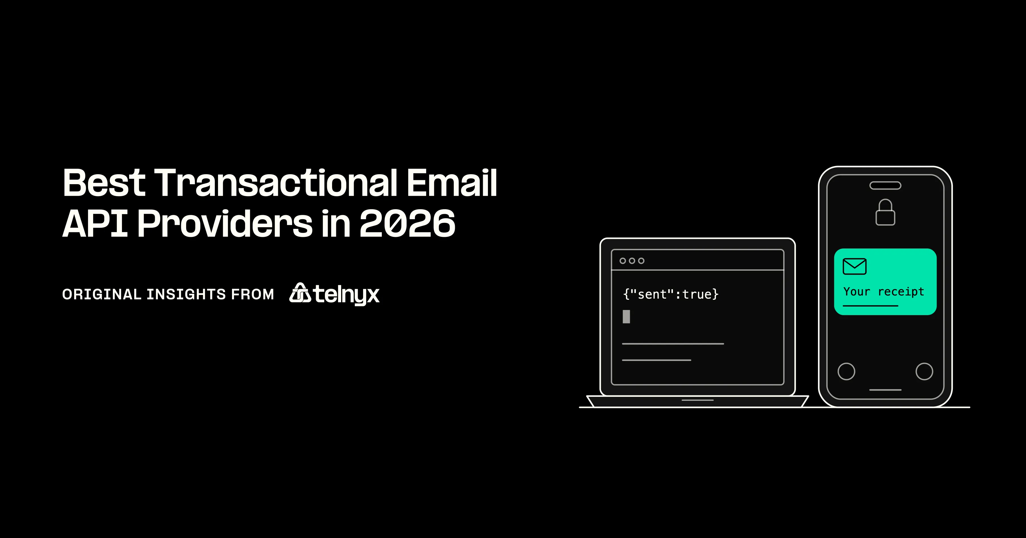 Transactional email API receipt on phone