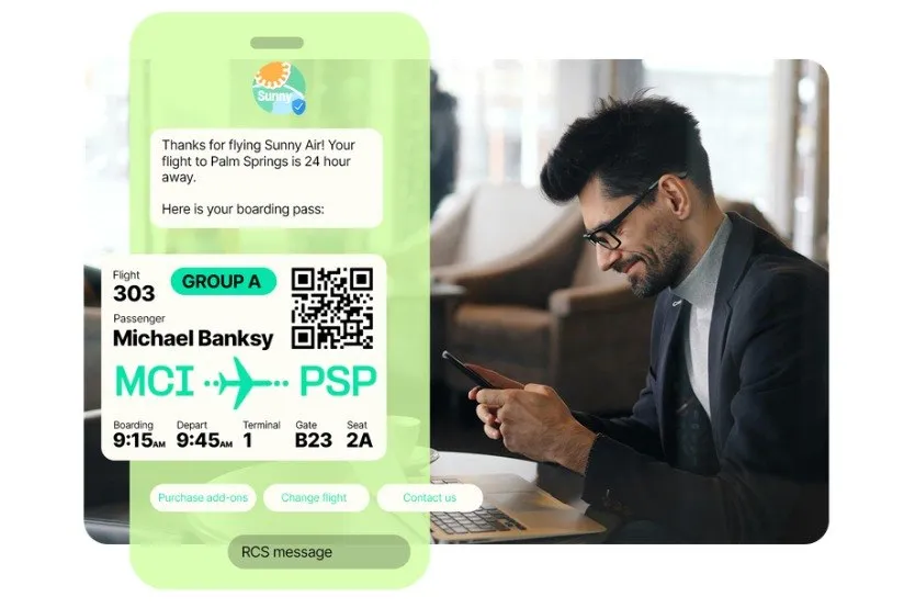 RCS rich branded messaging
