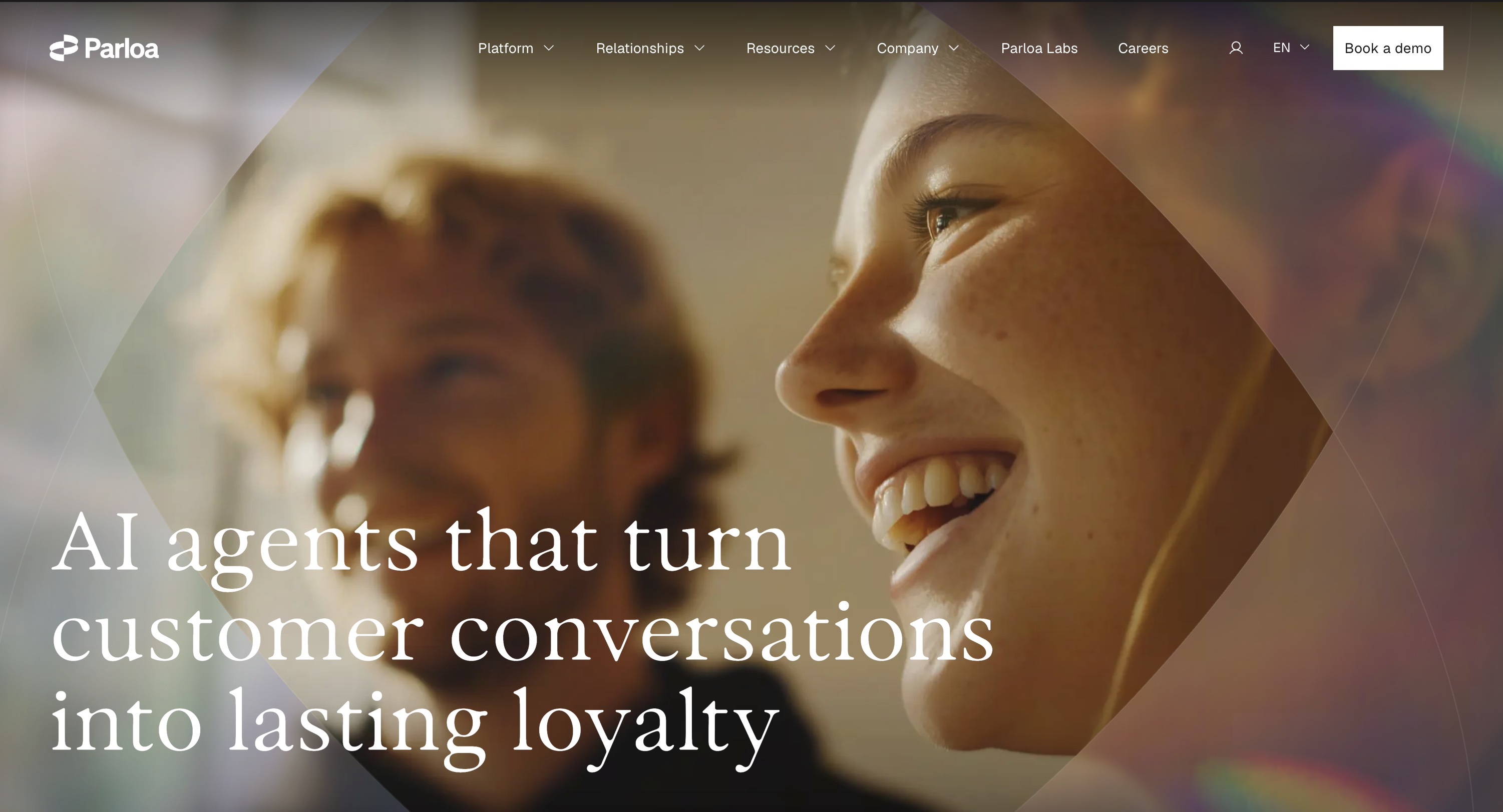 Parloa Homepage