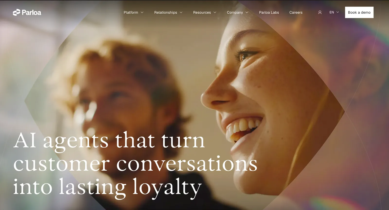 Parloa Homepage
