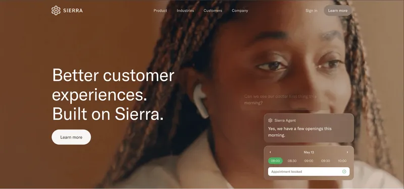 Sierra homepage