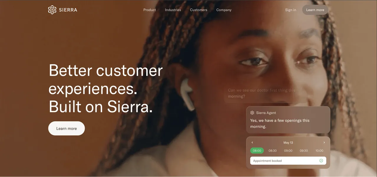 Sierra homepage