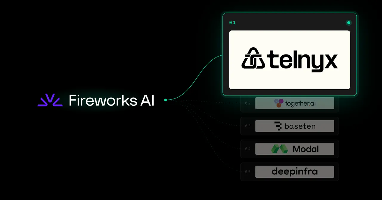 Telnyx as a Fireworks AI alternative for inference