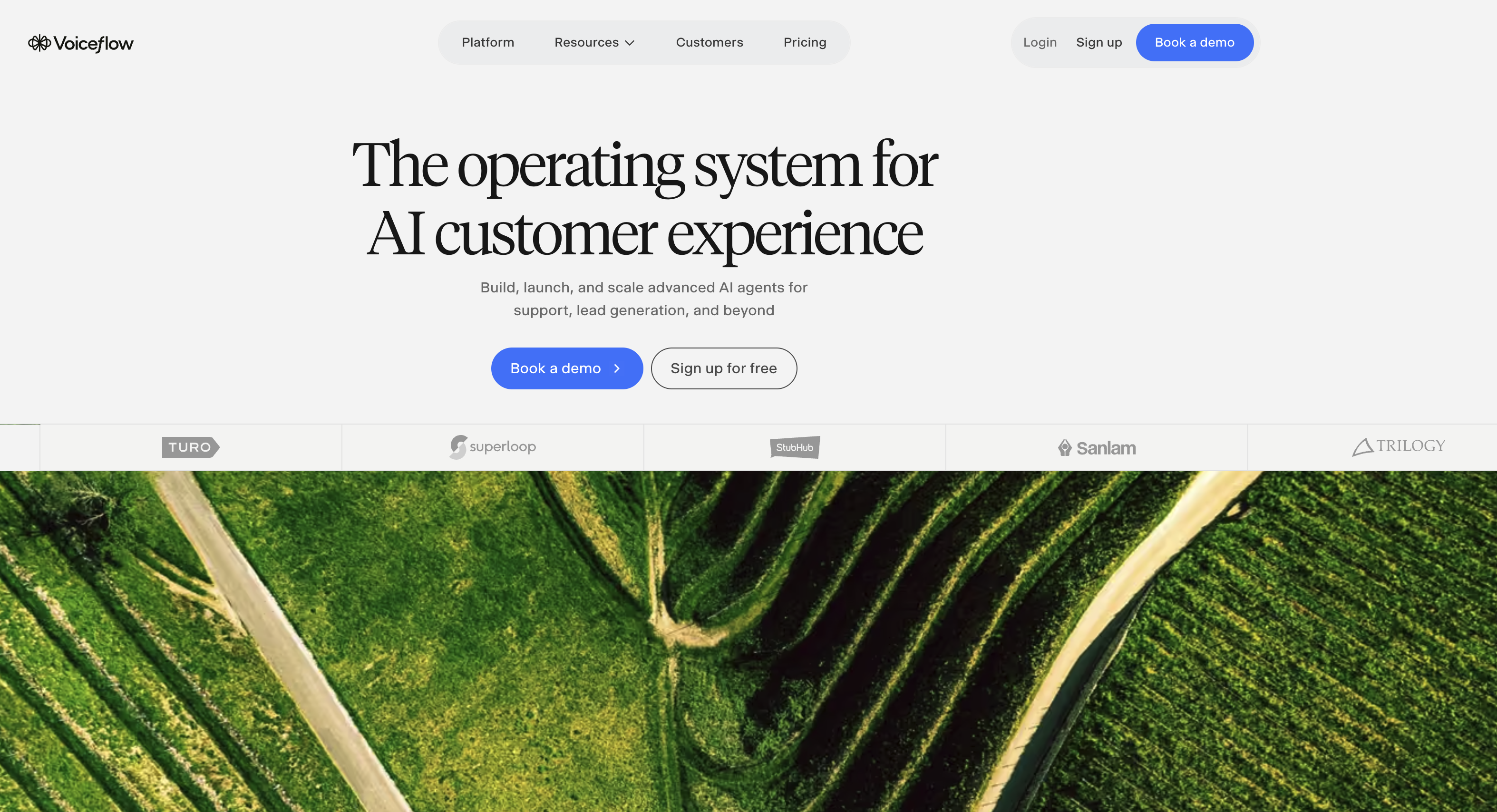 Voiceflow Homepage