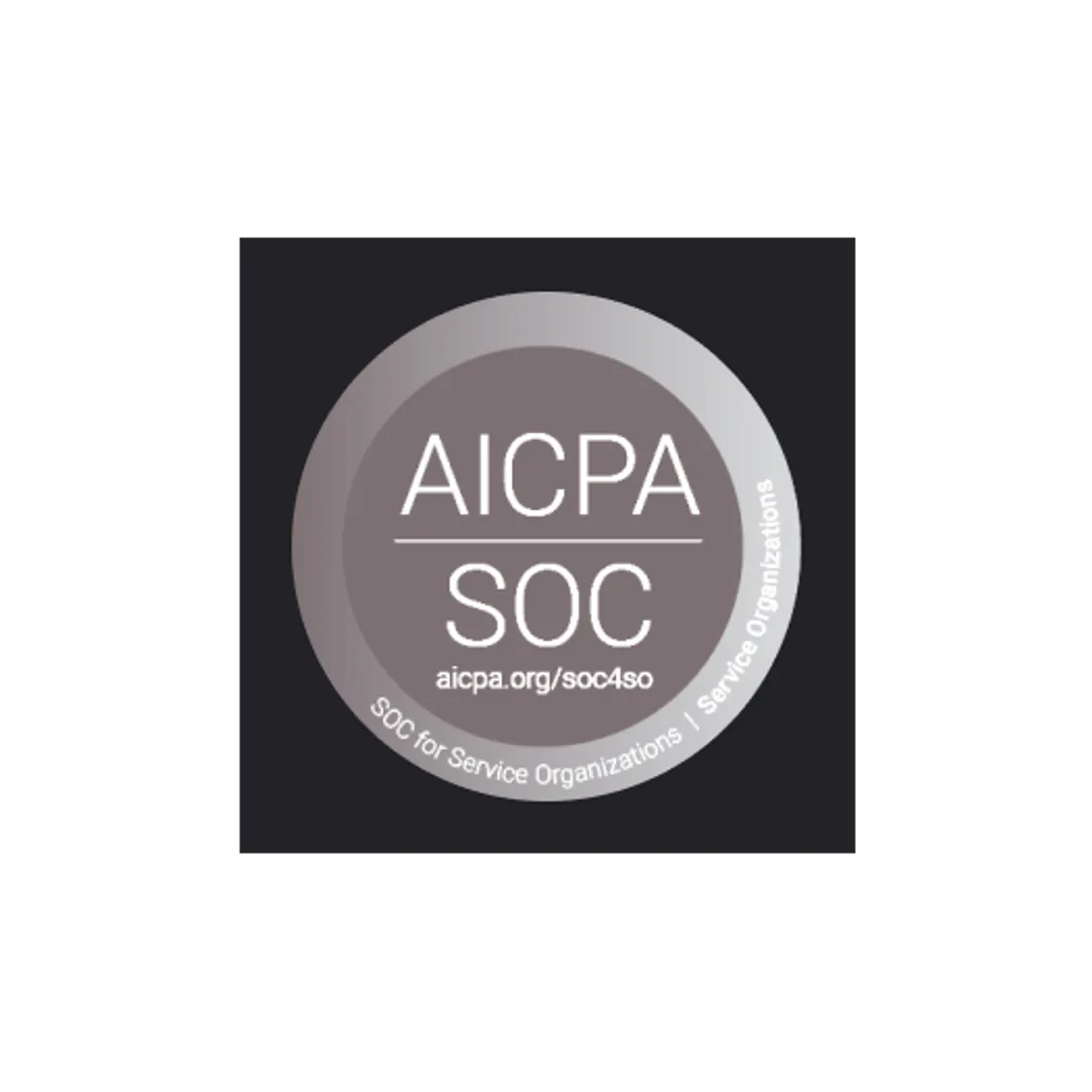 AICPA SOC 2 certification badge