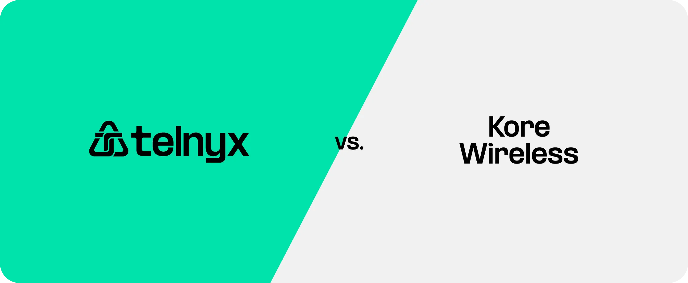 KORE iot alternative telnyx