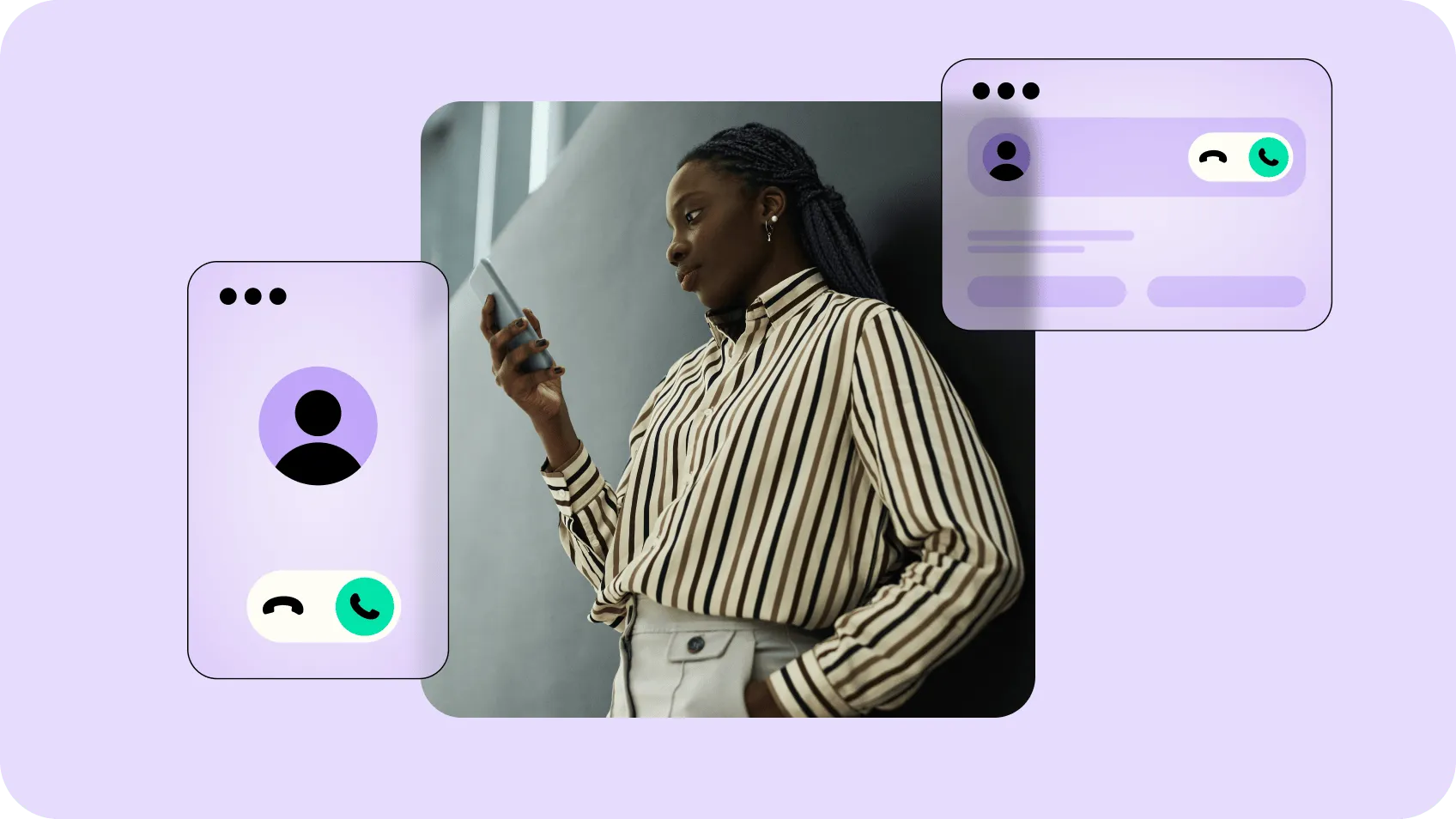 Click to Call Image- Women typing on laptop