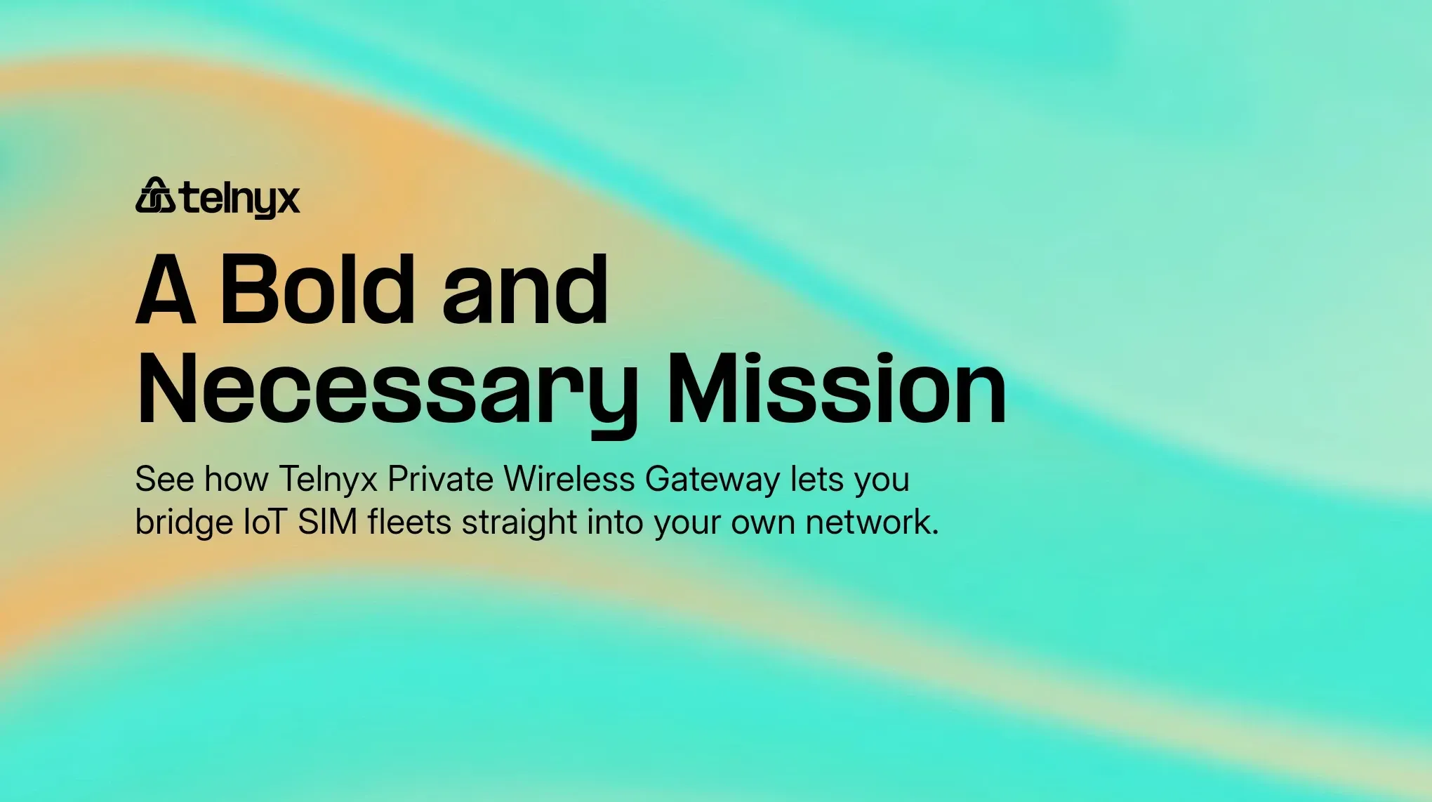 a bold and necessary mission