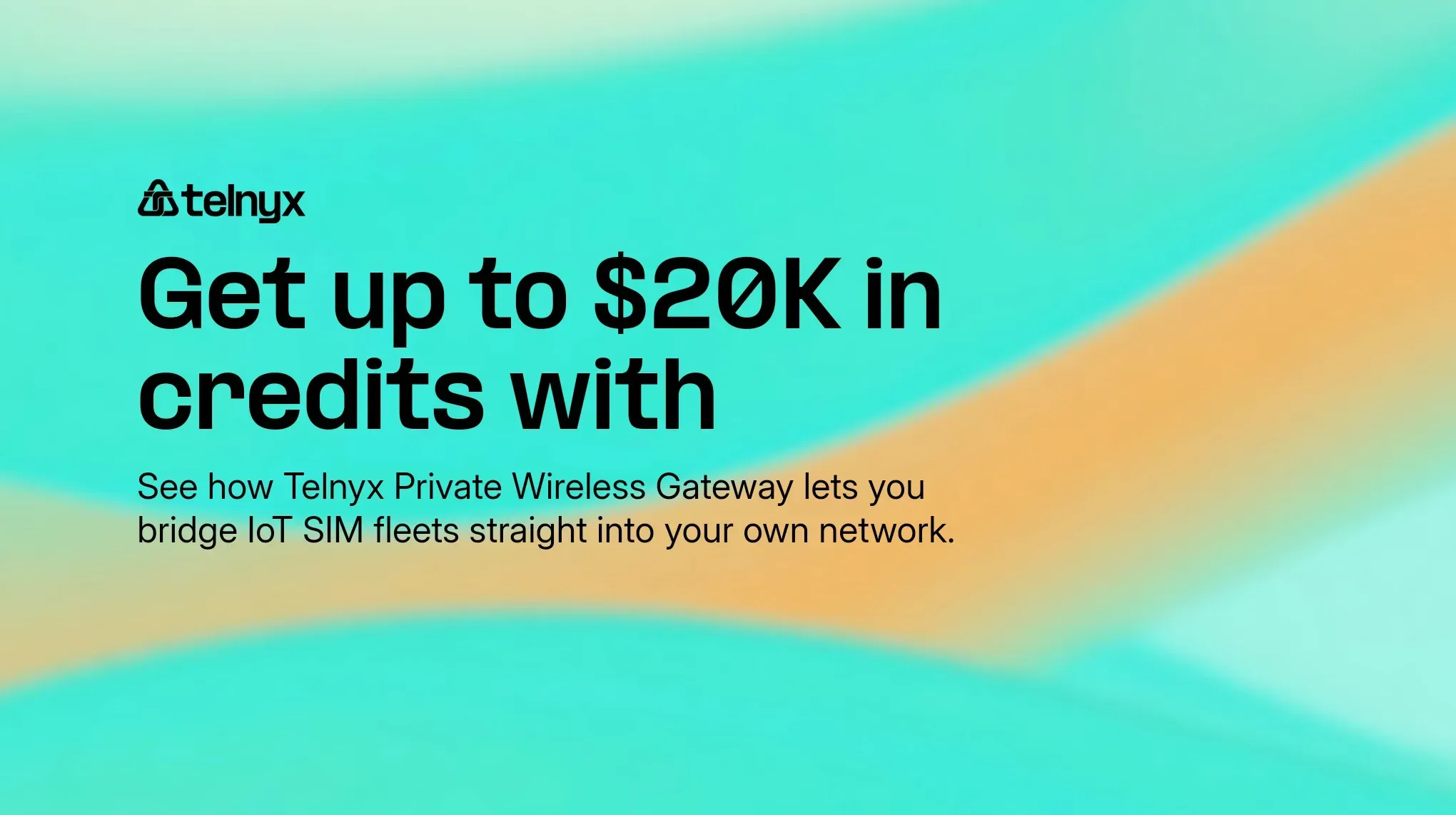 get up to $20k in credits with telnyx ai accelerator