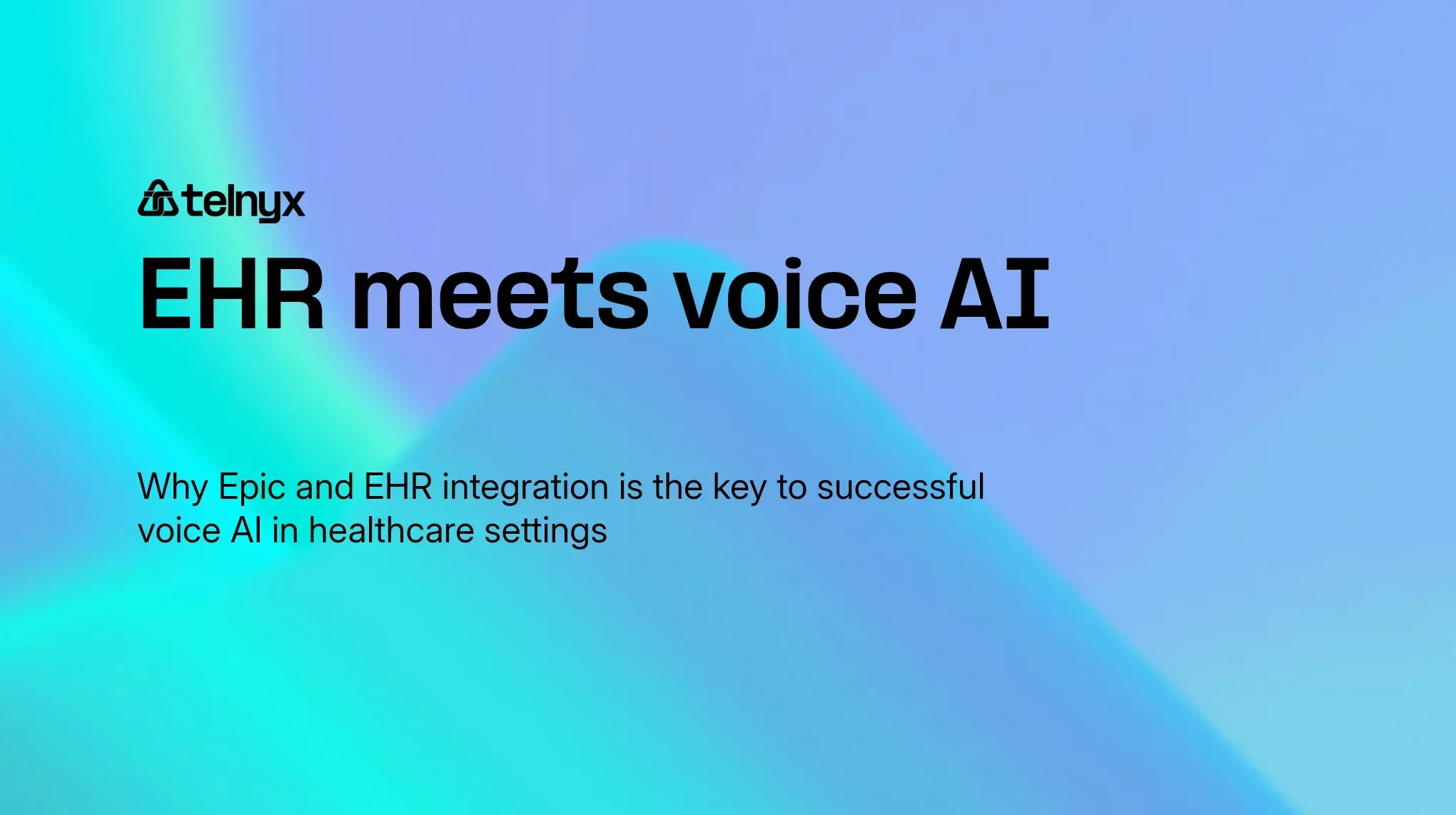 epic integration voice ai healthcare