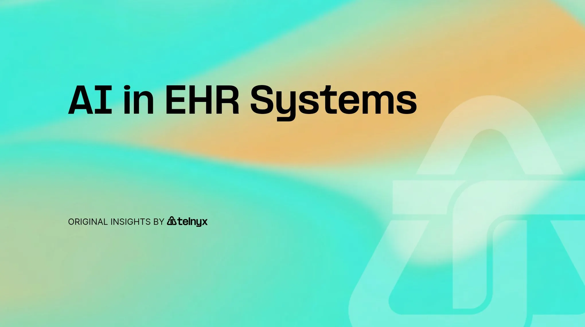 AI in EHR Systems