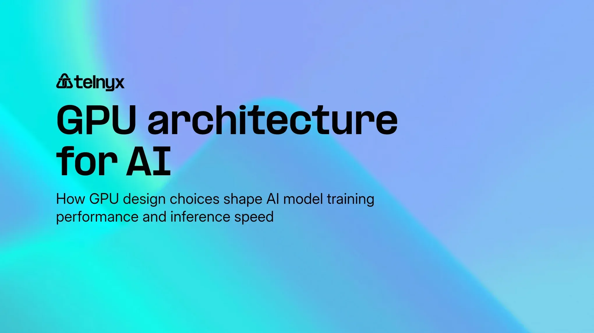 gpu architecture ai