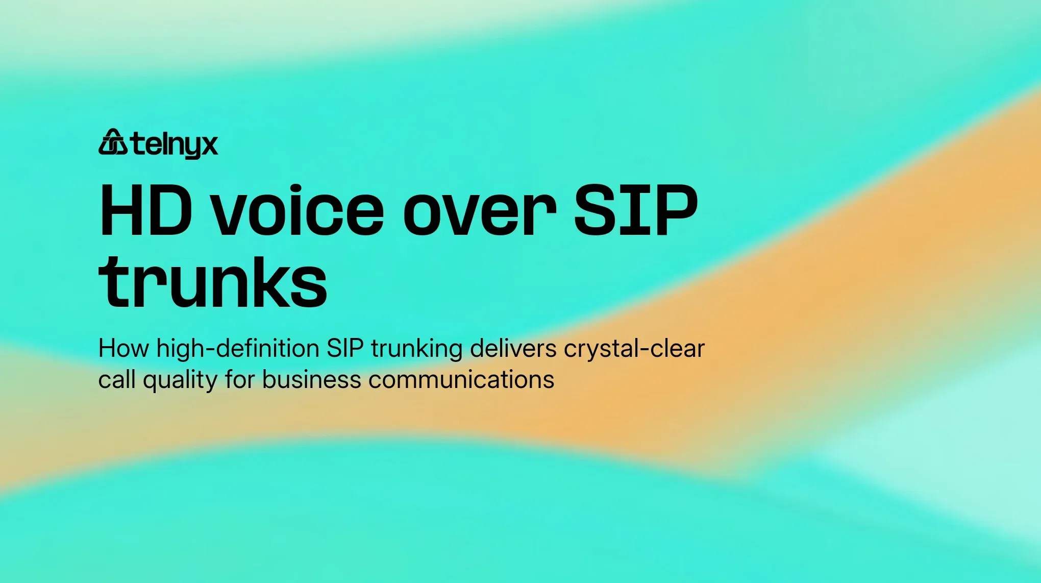 hd voice sip trunking