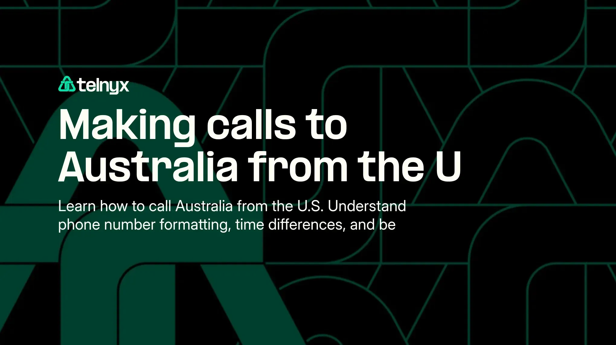 how-to-call-australia