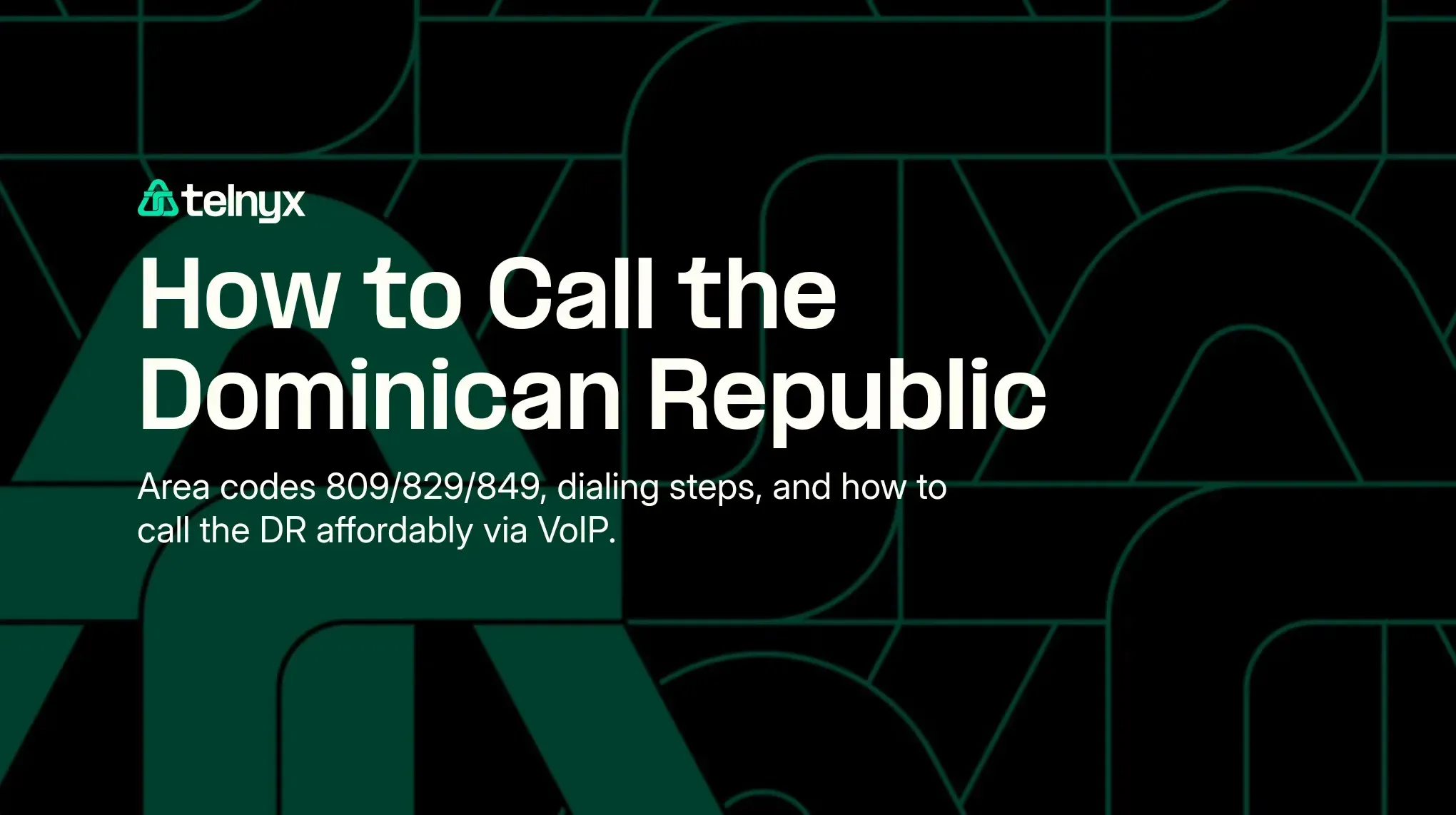 How to call the Dominican Republic from the US