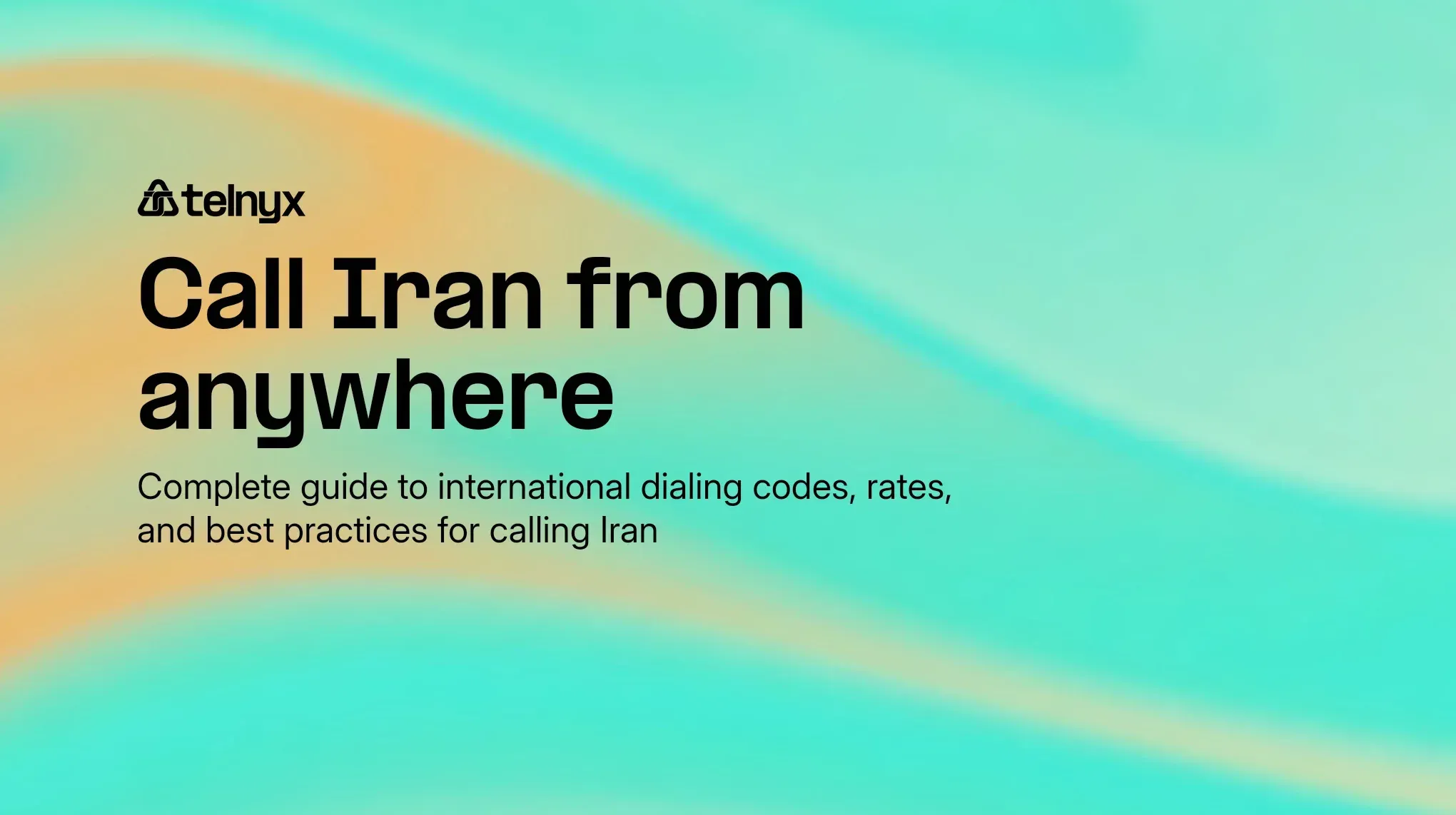 how to call iran