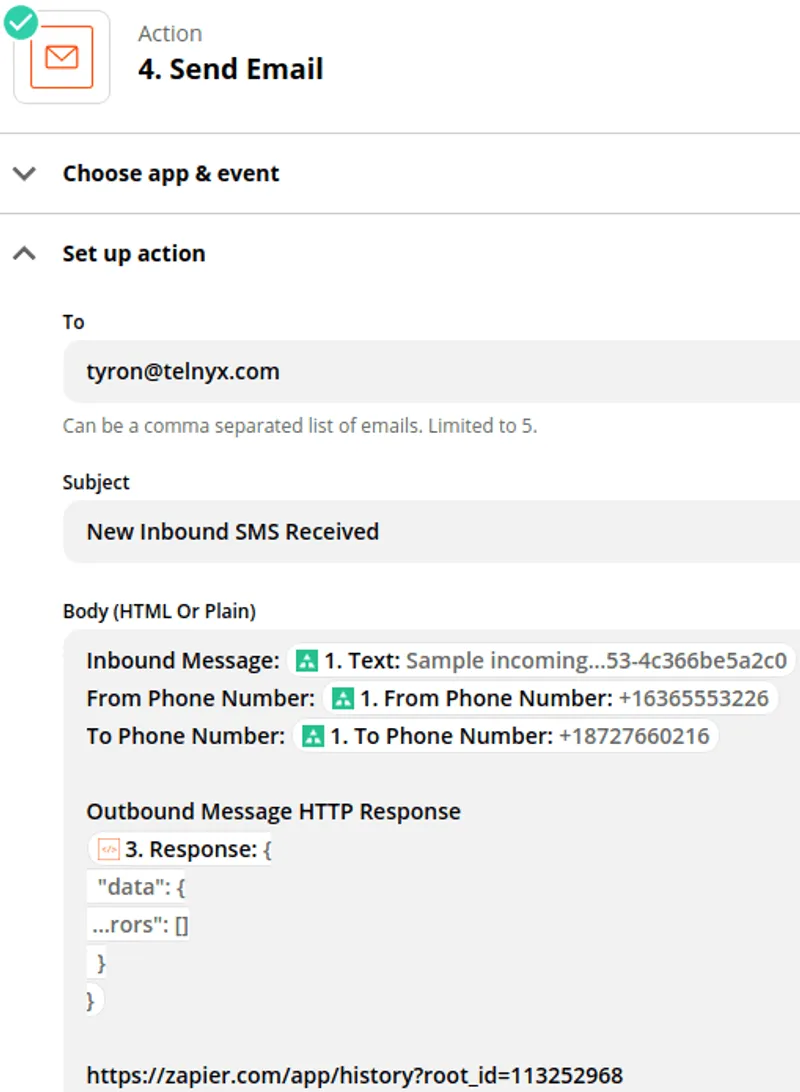 marketo 2way sms email forwarding-1