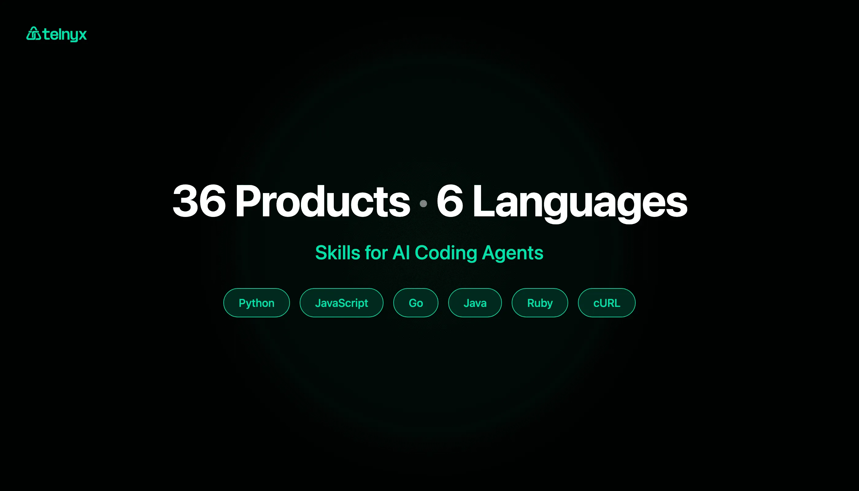 36 Products, 6 Languages - Skills for AI Coding Agents