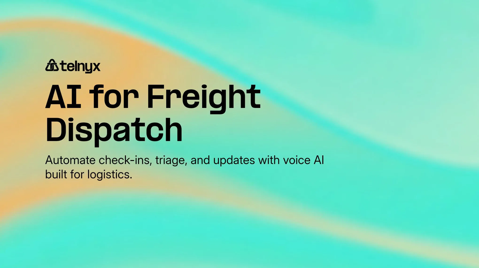 AI for Freight Dispatch