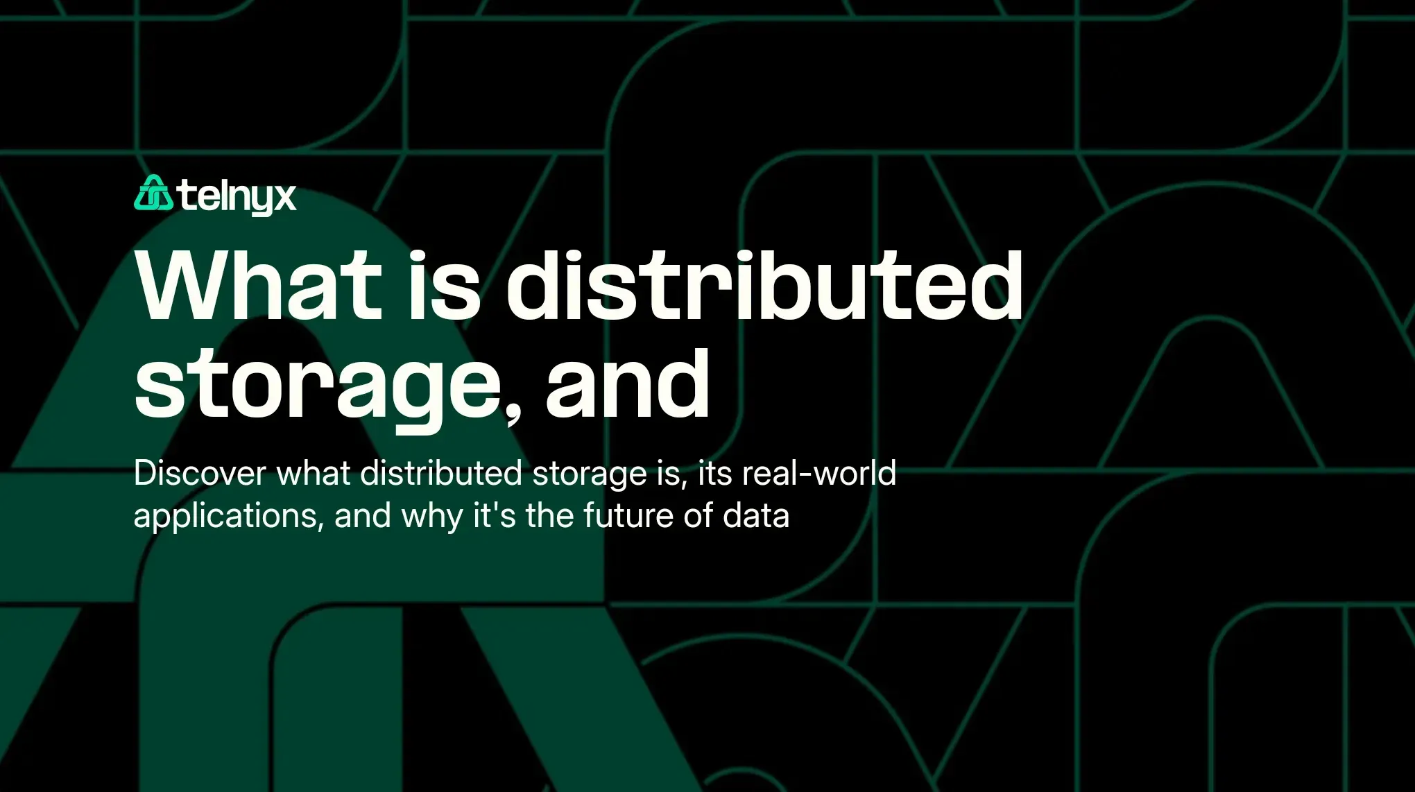 what-is-distributed-storage